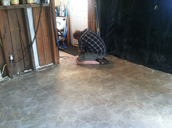 fishing the floor