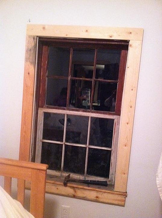 first window installed, now to paint!