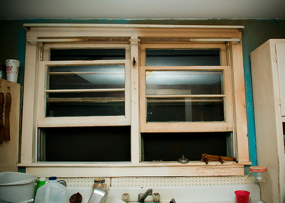 before and after cleaning.